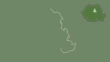 Romanya 'nın Harghita kenti, boşaltılmış ve izole edilmiş. Uydu