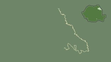 Iasi, Romanya, dışlanmış ve izole edilmiş. Uydu