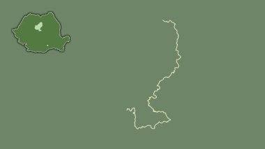 Mures, Romanya, sürülmüş ve izole edilmiş. Uydu