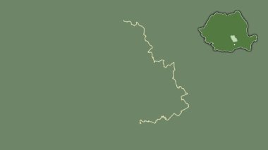 Prahova, Romanya, sürülmüş ve izole edilmiş. Uydu