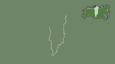 Krasnoyarsk, Rusya, boşaltılmış ve izole edilmiş. Uydu