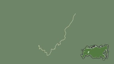 Perma, Rusya, boşaltılmış ve izole edilmiş. Uydu