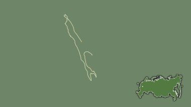 Sakhalin, Rusya, dışlanmış ve izole edilmiş. Uydu