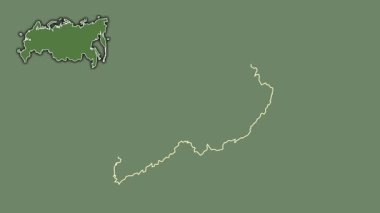 Smolensk, Rusya, boşaltılmış ve izole edilmiş. Uydu