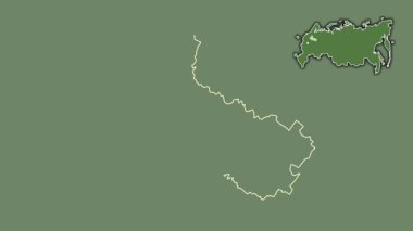 Vologda, Rusya, boşaltılmış ve izole edilmiş. Uydu