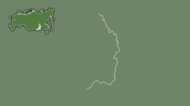 Zabaykal 'ye, Rusya, dışlanmış ve izole edilmiş. Uydu