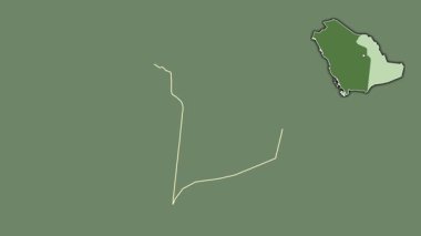 Ash-Sharqiyah, Suudi Arabistan, çıkarıldı ve izole edildi. Uydu