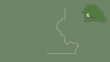 Kaolack, Senegal, dışlanmış ve izole edilmiş. Uydu