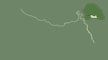 Kolda, Senegal, dışlanmış ve izole edilmiş. Uydu