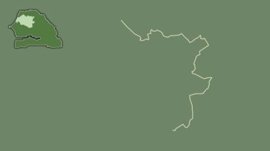 Louga, Senegal, dışlanmış ve izole edilmiş. Uydu