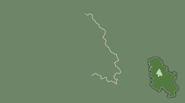 Sırbistan 'ın Belgrad kenti, çıkarıldı ve tecrit edildi. Uydu