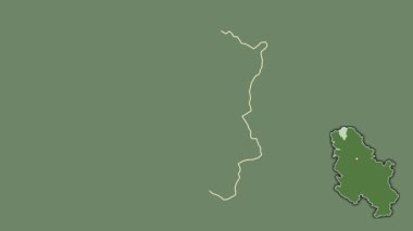 Sırbistan 'ın Severno-Backi kenti, boşaltılmış ve izole edilmiş. Uydu