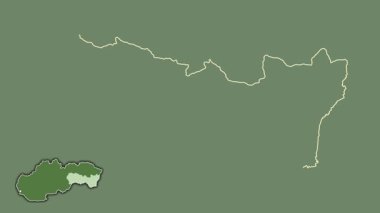 Kosicky, Slovakya, dışlanmış ve izole edilmiş. Uydu