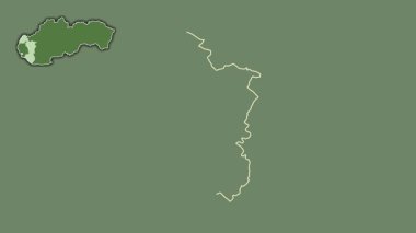 Trnavsky, Slovakya, dışlanmış ve izole edilmiş. Uydu
