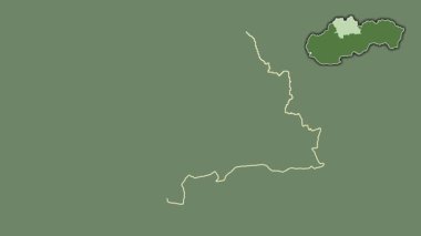 Zilinsky, Slovakya, dışlanmış ve izole edilmiş. Uydu