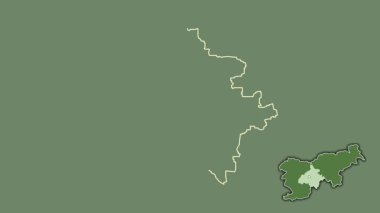 Osrednjeslovenska, Slovenya, sürüldü ve izole edildi. Uydu