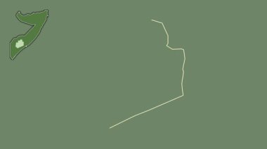 Bay, Somali, boşaltılmış ve izole edilmiş. Uydu