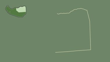 Sanaaag, Somaliland, boşaltılmış ve izole edilmiş. Uydu