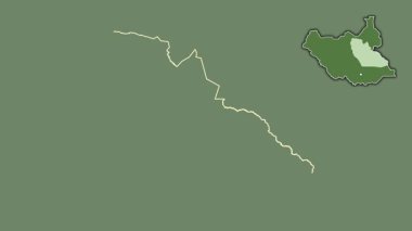 Jonglei, Güney Sudan, dışlanmış ve izole edilmiş. Uydu