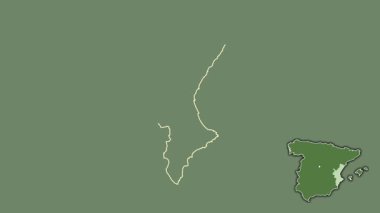 Comunidad Valenciana, İspanya, dışlanmış ve izole edilmiş. Uydu