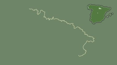 La Rioja, İspanya, soyutlanmış ve dışlanmış. Uydu