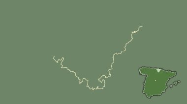 Pais Vasco, İspanya, dışlanmış ve izole edilmiş. Uydu