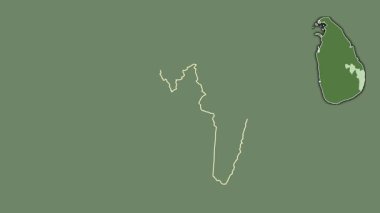 Ampara, Sri Lanka, dışlanmış ve izole edilmiş. Uydu