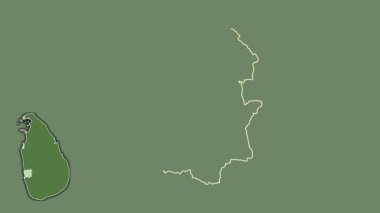 Gampaha, Sri Lanka, dışlanmış ve izole edilmiş. Uydu