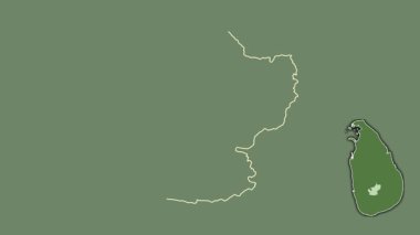 Nuwara Eliya, Sri Lanka, dışlanmış ve izole edilmiş. Uydu