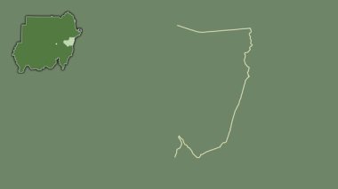 Kassala, Sudan, dışlanmış ve izole edilmiş. Uydu