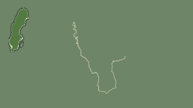 Halland, İsveç, dışlanmış ve izole edilmiş. Uydu