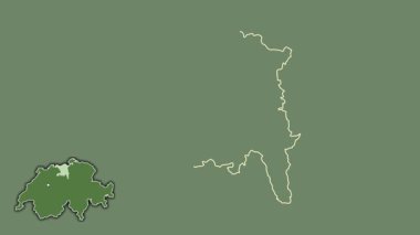 Aargau, İsviçre, dışlanmış ve izole edilmiş. Uydu