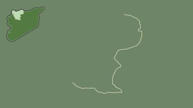 Halep, Suriye, boşaltılmış ve izole edilmiş. Uydu