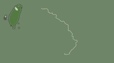 Hsinchu, Tayvan, dışlanmış ve izole edilmiş. Uydu