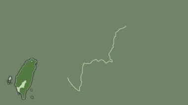 Kaohsiung, Tayvan, dışlanmış ve izole edilmiş. Uydu