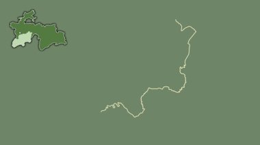 Khatlon, Tacikistan, boşaltılmış ve izole edilmiş. Uydu