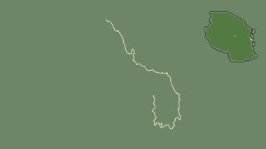 Dar es Salaam, Tanzanya, soyutlanmış ve soyutlanmış. Uydu