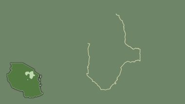 Manyara, Tanzanya, boşaltılmış ve izole edilmiş. Uydu