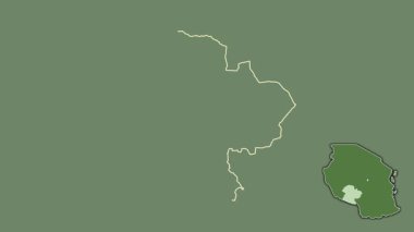 Mbeya, Tanzanya, soyutlanmış ve soyutlanmış. Uydu