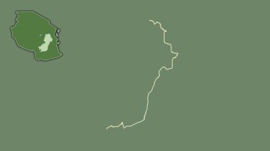 Morogoro, Tanzanya, boşaltılmış ve izole edilmiş. Uydu