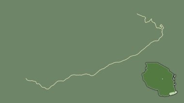 Mtwara, Tanzanya, boşaltılmış ve izole edilmiş. Uydu