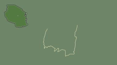 Pemba North, Tanzanya, boşaltılmış ve izole edilmiş. Uydu