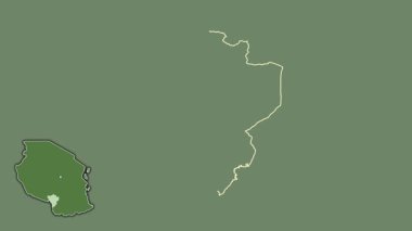 Njombe, Tanzanya, boşaltılmış ve izole edilmiş. Uydu