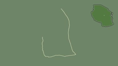 Zanzibar Kuzey, Tanzanya, boşaltılmış ve izole edilmiş. Uydu