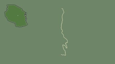 Zanzibar West, Tanzanya, boşaltılmış ve izole edilmiş. Uydu