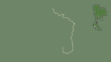 Ang Thong, Tayland, çıkarılmış ve izole edilmiş. Uydu