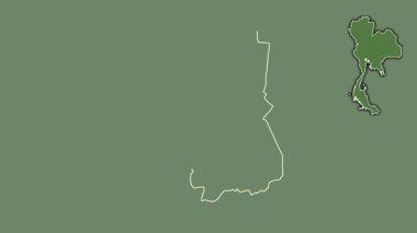 Nakhon Pathom, Tayland, dışlanmış ve izole edilmiş. Uydu