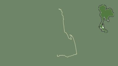 Nakhon Si Thammarat, Tayland, dışlanmış ve izole edilmiş. Uydu