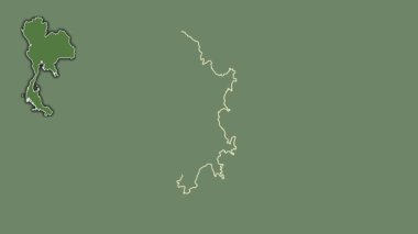 Phuket, Tayland, çıkarılmış ve izole edilmiş. Uydu