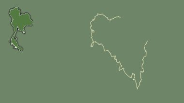 Satun, Tayland, dışlanmış ve izole edilmiş. Uydu